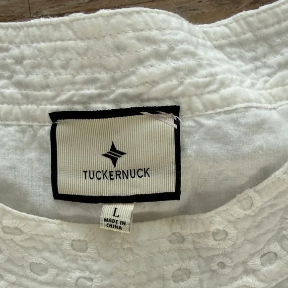 TUCKERNUCK White Eyelet Fontalina Blouse - Picture 5 of 9